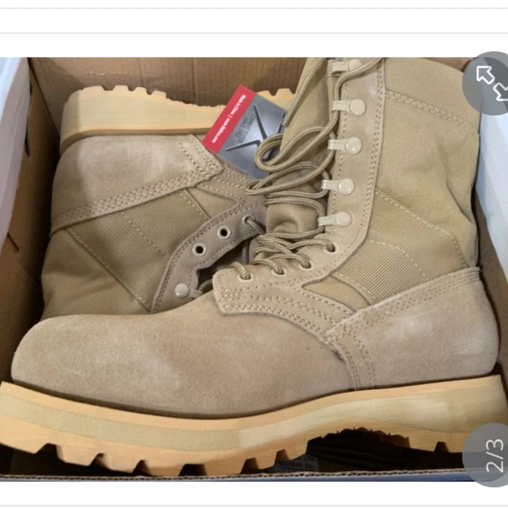 Rothco Sierra Sole Tactical Boots 8” Desert Tan Men’s Size 7